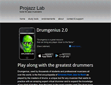Tablet Screenshot of projazzlab.com